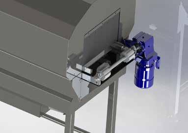 Dryers for cheese blocks with integrated conveyor belt require bearings that can compensate for curvatures that