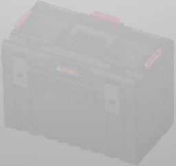 Holding panel Płyta dociskowa Movable compartments Regulowane przegrody Reinforced ribs Żebra wzmacniające Pokrywy wyposażone w