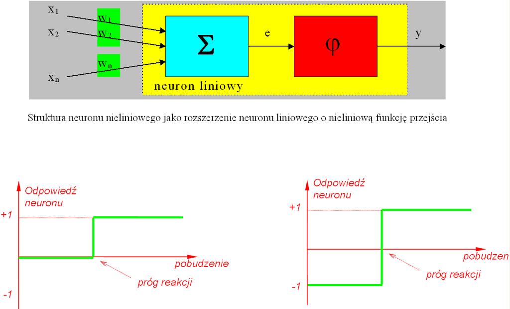 Warto odróżnić dwie nieliniowe charakterystyki