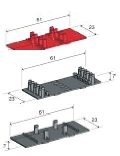 5.4 Puszki RSPO 3M Wewn¹trzbudynkowe œwiat³owodowe punkty rozdzielcze RSPO 3M Typ/Sposób zamawiania Nr referencyjny Puszki RSPO s¹ dostarczane w standardzie z elementami czo³owymi do mocowania 24