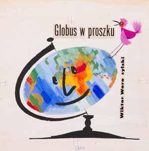 83 MIROSŁAW POKORA (1933-2006) "Globus w proszku" - okładka do książki Wiktora Woroszylskiego, 1967 r.