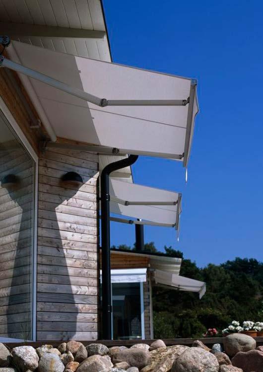 Markizy tarasowe i balkonowe Przeznaczenie Markiza jest produktem przeznaczonym do osłony powierzchni zewnętrznych przed nadmiernym nasłonecznieniem.