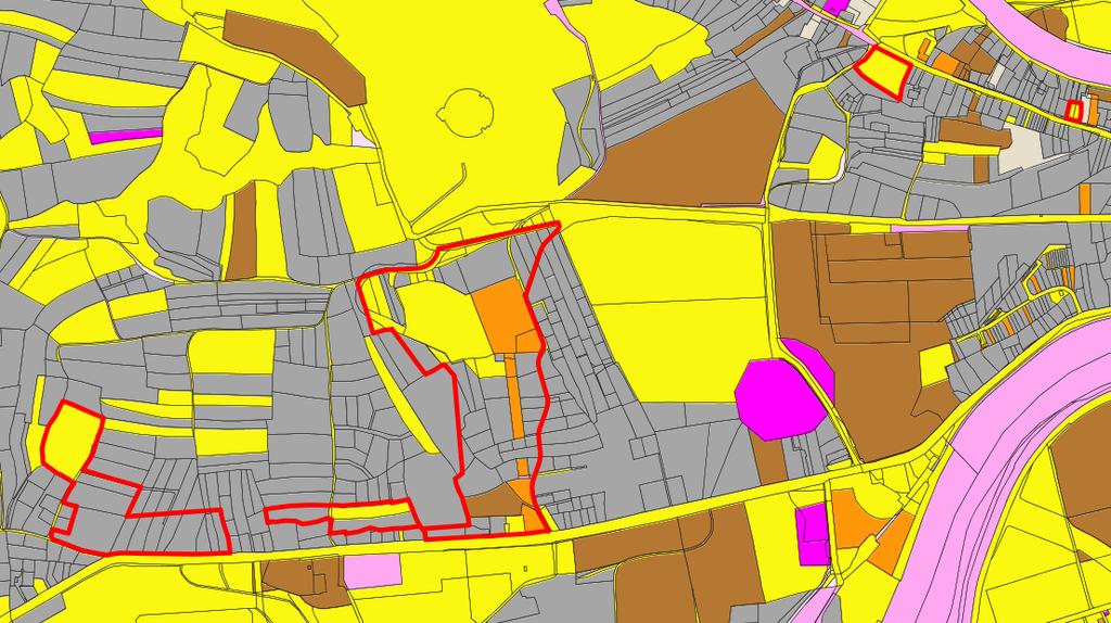 Rys. 4. Struktura własności gruntów. Stan na marzec 2018 r. 5.2. Struktura użytkowania gruntów według klasyfikacji W analizowanym obszarze występują różne rodzaje klasoużytków.