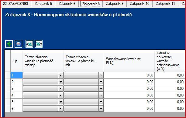 Należy określić okres jakiego dotyczy oświadczenie w przypadku pierwszego wniosku o płatność datą początkową powinna być data podpisania umowy o dofinansowanie.