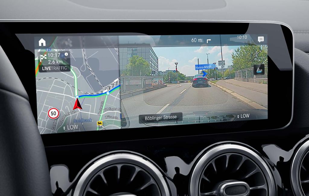 Za tym wszystkim kryje się rewolucyjny system MBUX (Mercedes-Benz User Experience). Multimedialny system, który stale poszerza wiedzę o Tobie i Twoich upodobaniach.