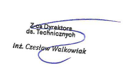 Wydanie 1 Strona 5 z 5 Ponadto w przedmiotowej części postępowania ofertę podlegającą ocenie złożył Wykonawca Toruńskie Zakłady Materiałów Opatrunkowych S.A., ul.