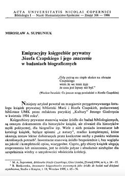 Niesamoistne wydawniczo, samoistne piśmienniczo M. A.