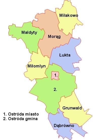 leśnych gminy jest nierównomierne - skupione są głównie we wschodniej jej części, a w mniejszym stopniu w części południowo-zachodniej.