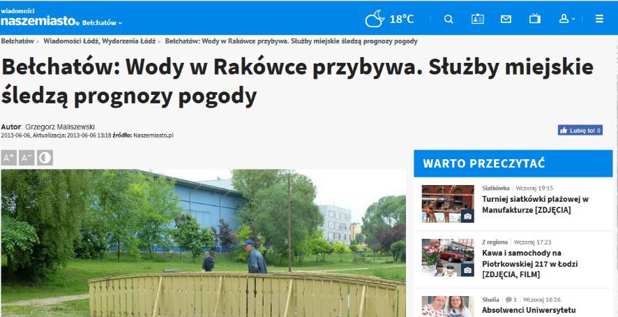 Podtopienia wystąpiły w kilku miejscach w Bełchatowie po ostatnich ulewach.