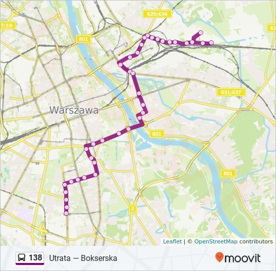 Kierunek: Woronicza 38 przystanków WYŚWIETL ROZKŁAD JAZDY LINII Utrata 01 Zajezdnia Utrata 01, Warszawa Łubinowa 01 4 Ulica Gwarków, Warszawa Utrata - Urząd Celny 01 Rozkład jazdy dla: autobus 138