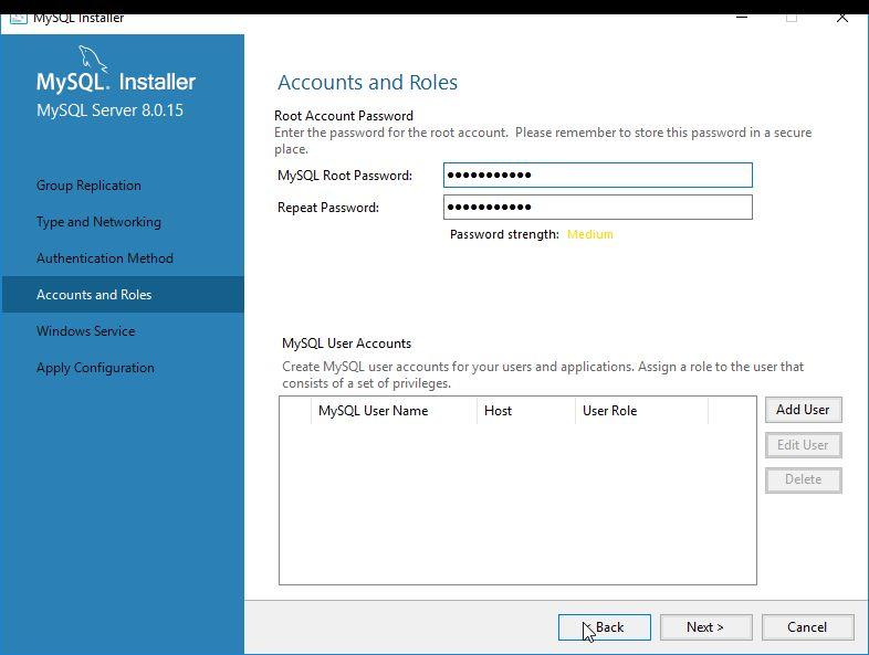 Dla powyższego hasła Password strength Medium.