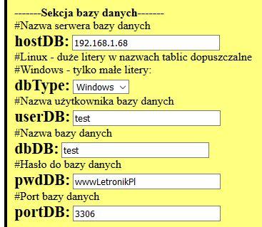 Jeżeli serwer ma adres publiczny, albo jest przekierowany na taki adres przez router, będzie widoczny w internecie i może obsługiwać liczniki w całej sieci sklepów. Sprawdzamy adres serwera.