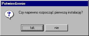 ZAKŁAD INFORMATYZACJI NFZ WYDZIAŁ SYSTEMÓW SŁUŻBY ZDROWIA P.I. KAMSOFT PODSTAWOWE ZASADY PRACY Z PROGRAMEM programu KS-SWD powinien wybrać opcję Pierwsza instalacja.