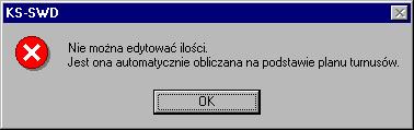 P.I. KAMSOFT WYDZIAŁ SYSTEMÓW SŁUŻBY ZDROWIA ZAKŁAD INFORMATYZACJI KAS CHORYCH - przesunięcie podświetlonego turnusu do góry w planie turnusów, - przesunięcie podświetlonego turnusu na dół w planie