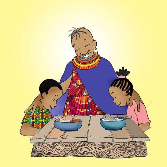 Nyar-Kanyada nauczyła wnuki jak przyrządzać delikatne ugali z