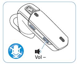 Użytkowanie zestawu VMX 200 Wybieranie głosowe Funkcja wybierania głosowego musi być obsługiwana przez telefon komórkowy oraz być aktywna.