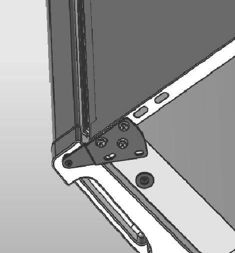 Przy użyciu śrubokręta krzyżakowego wyjąć śruby znajdujące się w górnym zawiasie (A). 3.