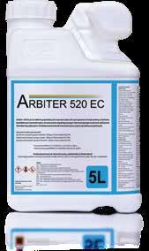Arbiter 520 EC jest środkiem grzybobójczym w postaci płynu do sporządzania emulsji wodnej o działaniu kontaktowym i systemicznym, do stosowania zapobiegawczego i interwencyjnego w ochronie zbóż przed