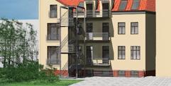 Do mieszkania dodatkowo przynależą dwa balkony oraz piwnica. Mieszkanie na pierwszym piętrze w budynku z windą. Cena: 900.