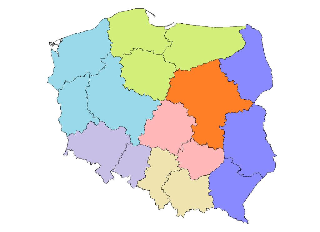 Struktura geograficzna próby Regiony zostały wyodrębnione na podstawie klasyfikacji GUS: Region południowy: województwa małopolskie i śląskie Region północno-zachodni: lubuskie, wielkopolskie i