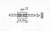 Rysunek 49 - Zakotwienie strzemion Połączenia ZASADY OGÓLNE Zbrojenie powinno składać się, jeżeli jest to możliwe, z prętów nieprzerwanych na długości jednego przęsła lub jednego elementu