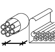 odległość pomiędzy speed pipe w ścianie 50 odległość pomiędzy speed pipe w stropie 20