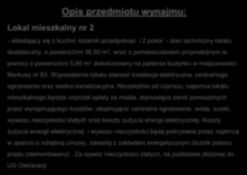 pomieszczeniem przynależnym w piwnicy o powierzchni 5,50 m 2 zlokalizowany na parterze