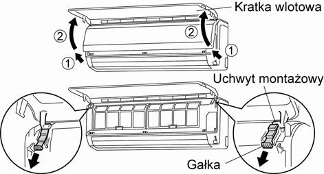 CZYSZCZENIE I KONSERWACJA UWAGA! Przed rozpoczęciem czyszczenia jednostki, wyłącz urządzenie i odłącz kabel zasilający. Upewnij się, czy kratka wlotowa (Rys. 1 (8)) jest dobrze zamocowana.