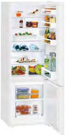 4 półki GlassLine do przechowywania, półka na butelki 2 szuflady na owoce i warzywa 2 szuflady, VarioSpace Tacka na lód Bezpieczne przechowywanie w przypadku awarii: 25 h Zdolność zamrażania w ciągu