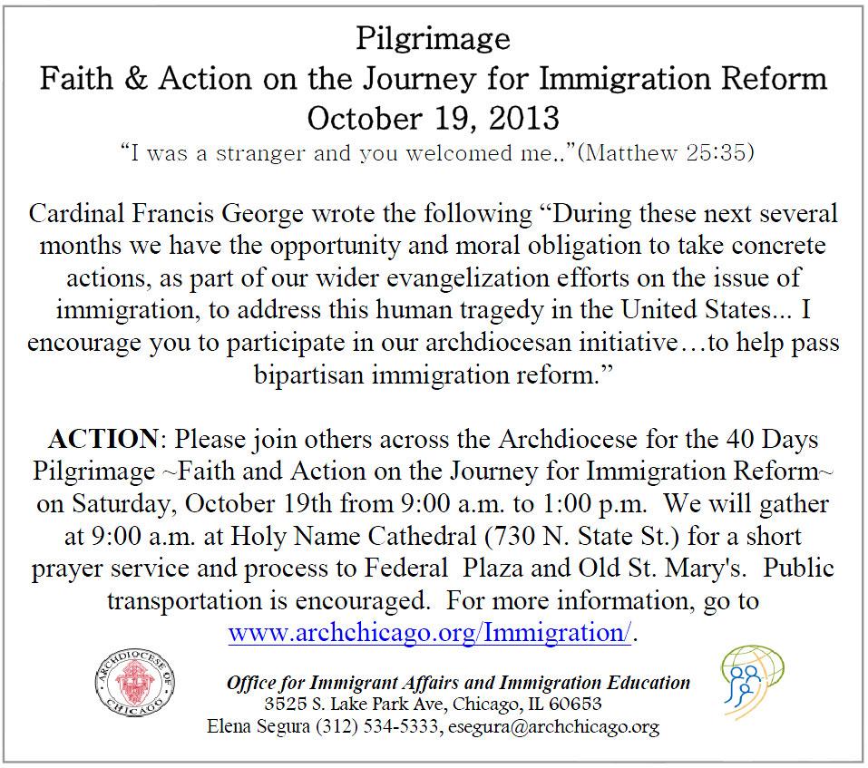 Mary s Parish As a continuation of the 40 Days of Prayer, Fasting and Action Until the Vote there will ba a Pilgrimage on October 19th