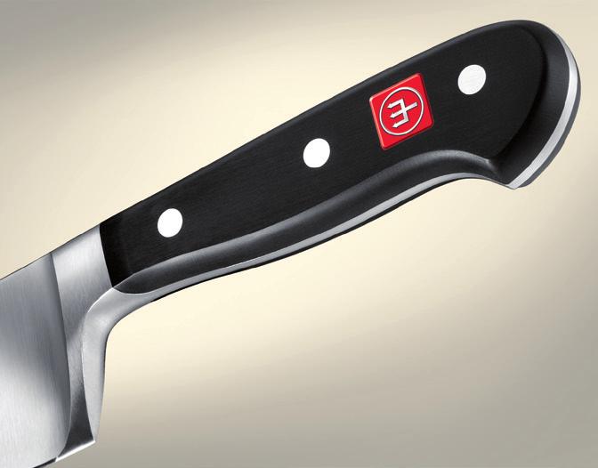 naostrzenie noża na całej długości. W innych modelach broda zapewnia idealny balans noża.