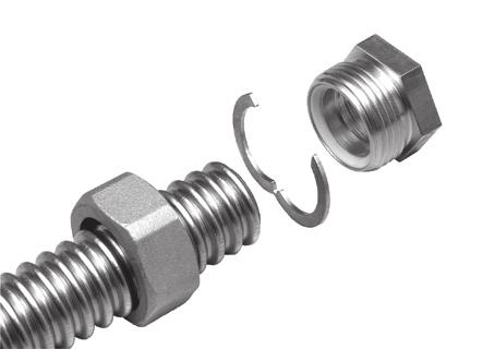 śrubunki połączeniowe Zestaw śrubunków FixLock GW lub GZ Nakrętka, pierścień, śrubunek