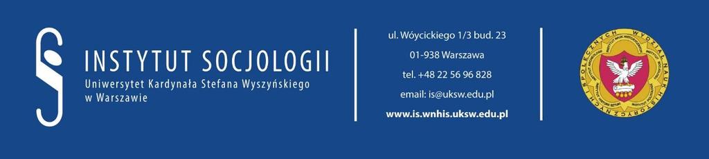 Terminarz sesji egzaminacyjnej semestru letniego 2017/2018 Socjologia I rok studia I-go stopnia 10.30-11.30 Historia myśli socjologicznej i myśli społecznej; Dr Agnieszka Wołk 101 19.