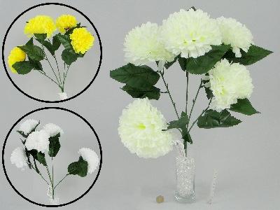 brutto: 9,16 zł 0 / 200 Kwiat sztuczny - Chryzantema - 30