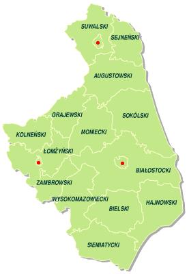 Gmina bezpośrednio od strony północnej graniczy ze stolicą województwa podlaskiego miastem Białymstokiem, gminami Supraśl i Gródek (powiat białostocki), od strony południowej z gminą Bielsk Podlaski