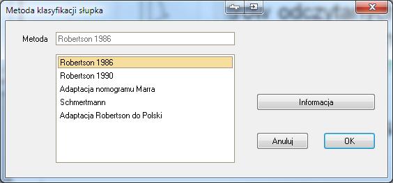 Metoda parametryczna klasyfikacji warstw Istnieje kilka metod wydzielenia i klasyfikacji warstw na podstawie parametrów odczytanych z sondy.