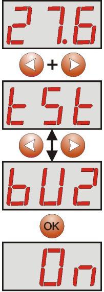 - przyciskami < lub > ustawić na wyświetlaczu parametr EPS - nacisnąć OK - na wyświetlaczu pojawi się informacja o aktualnym ustawieniu - przyciskami < lub > dokonać wyboru czasu opóźnienia 0.