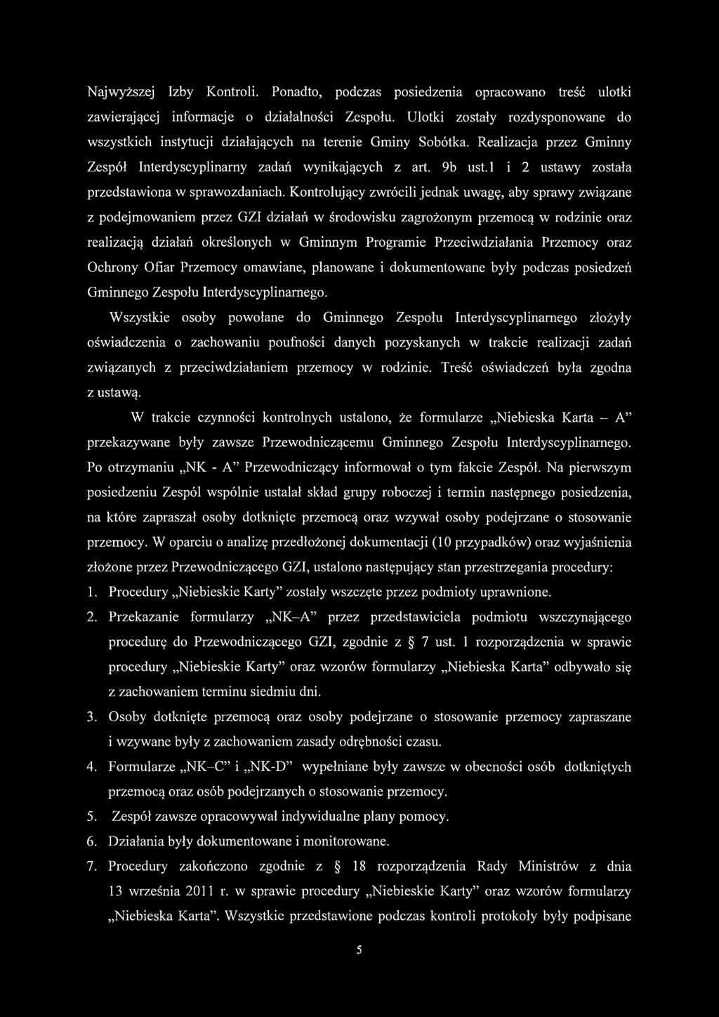 l i 2 ustawy została przedstawiona w sprawozdaniach.