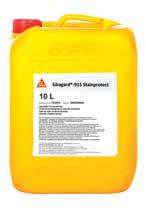 czystej, błyszczącej powierzchni. W niektórych przypadkach stosowanie materiału gruntującego Sikagard -914 Stainprotect Primer nie jest wymagane.