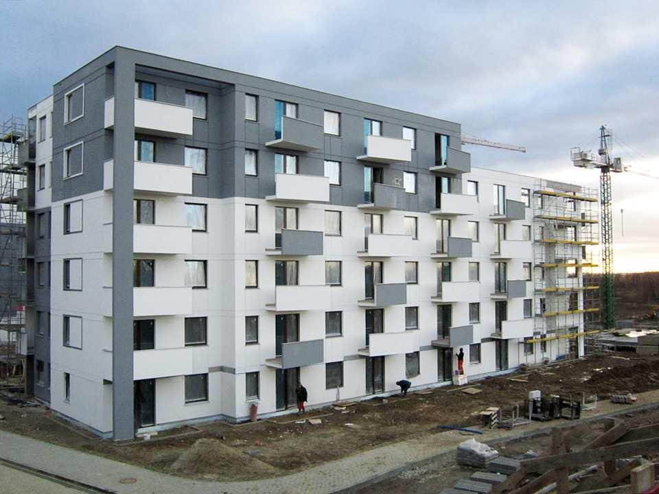 Liczba lokali w budowie (Gdańsk): 844 w 6 etapach W tym zakontraktowane