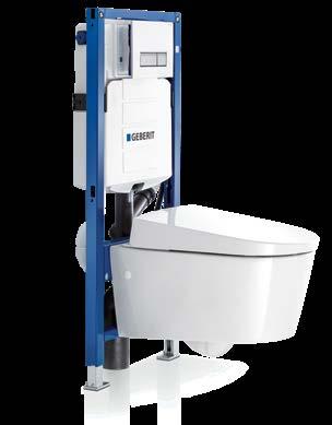 Element montażowy Geberit Duofix do wiszących misek WC, 112 cm, ze spłuczką podtynkową Sigma 12