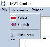Opcje w menu "Plik" pozwalaj¹ na