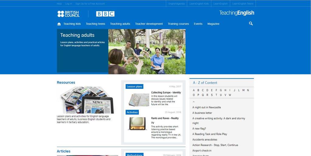 British Council Teaching English - teachingenglish.org.