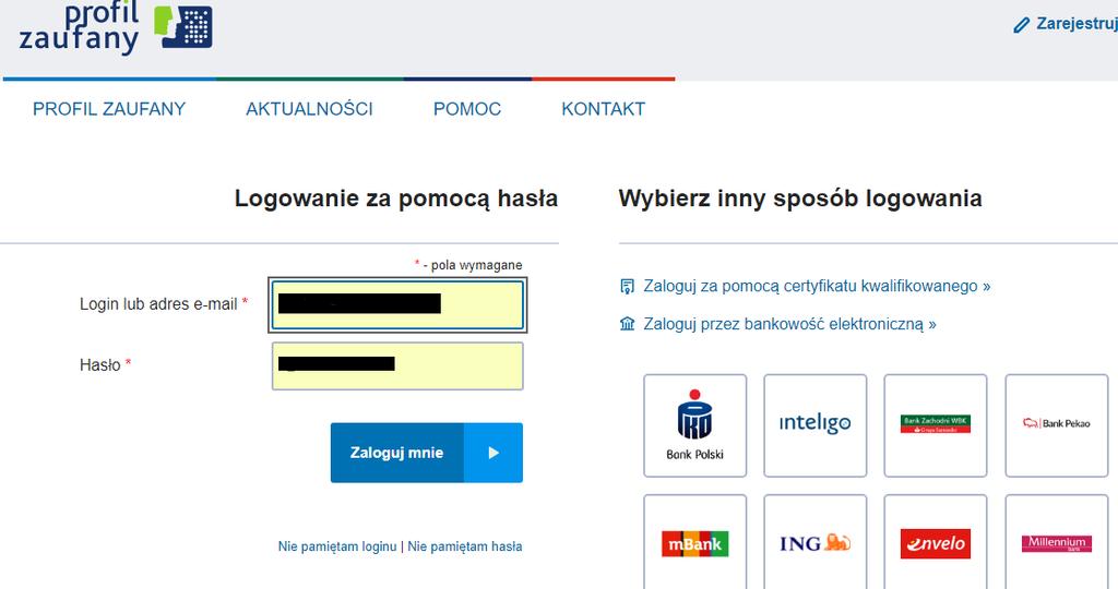 Założenie konta w epuap i profilu