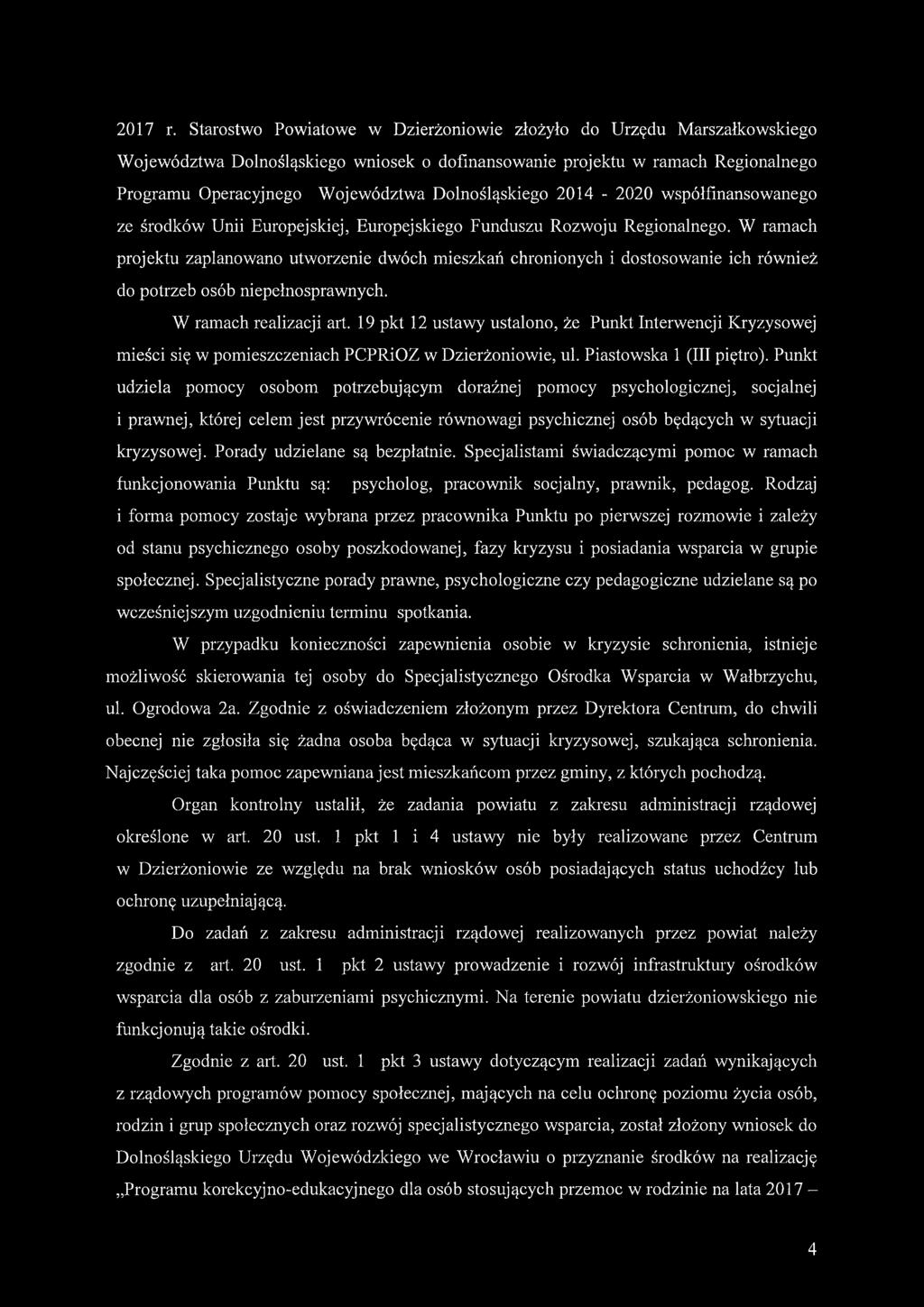 Dolnośląskiego 2014-2020 współfinansowanego ze środków Unii Europejskiej, Europejskiego Funduszu Rozwoju Regionalnego.