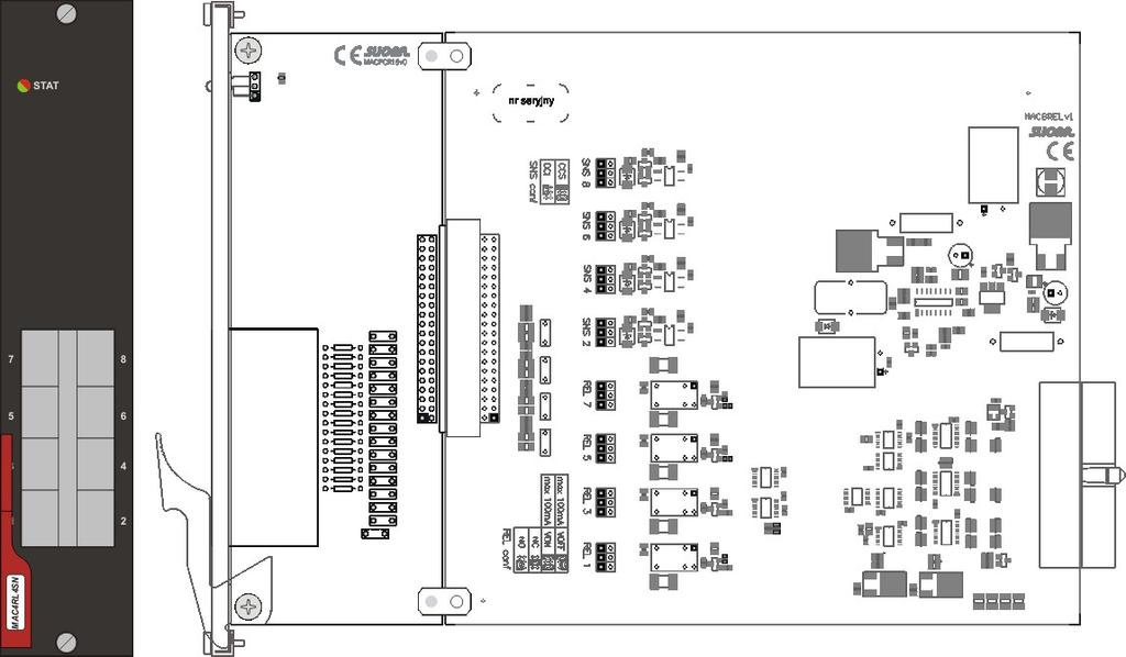 5.8.15 Moduł automatyki 4RL4SN Krótki opis karty: Nazwy modułu: MAC.