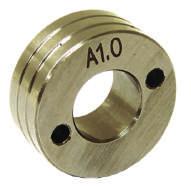 Rolka podajnika 30 mm 1,0-1,2V do stali 30/14/12 mm (V-MIG 280, 330). Rolka podajnika 30 mm 0,8-1,0U do aluminium 30/14/12 mm (V-MIG 280, 330).