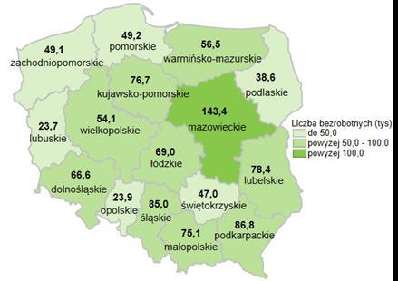 powiatowych urzędach pracy osób, którym zakończyły się umowy na czas określony.