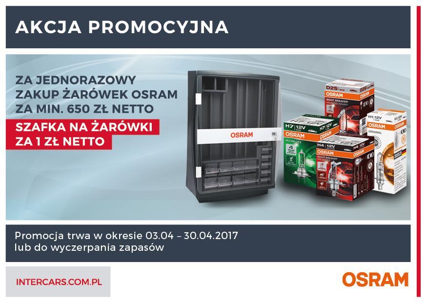 Żarówki Osram Za jednorazowy zakup żarówek Osram za min.