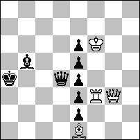 (2+12) Oryginalne unikanie duali: w 1. ruchu czarne nie mogą otwierać linii, na której znajdzie się odrodzona figura. Dobrym zamknięciem gry są circe - maty wzorowe.